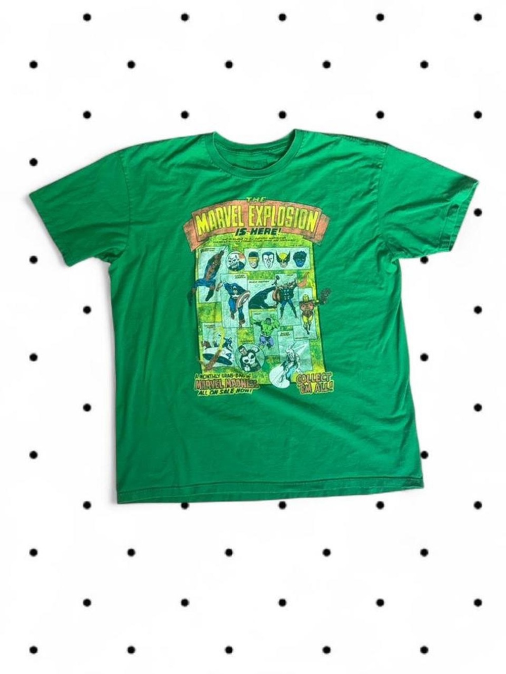 Marvel Green 'Marvel Explosion' Graphic Tee